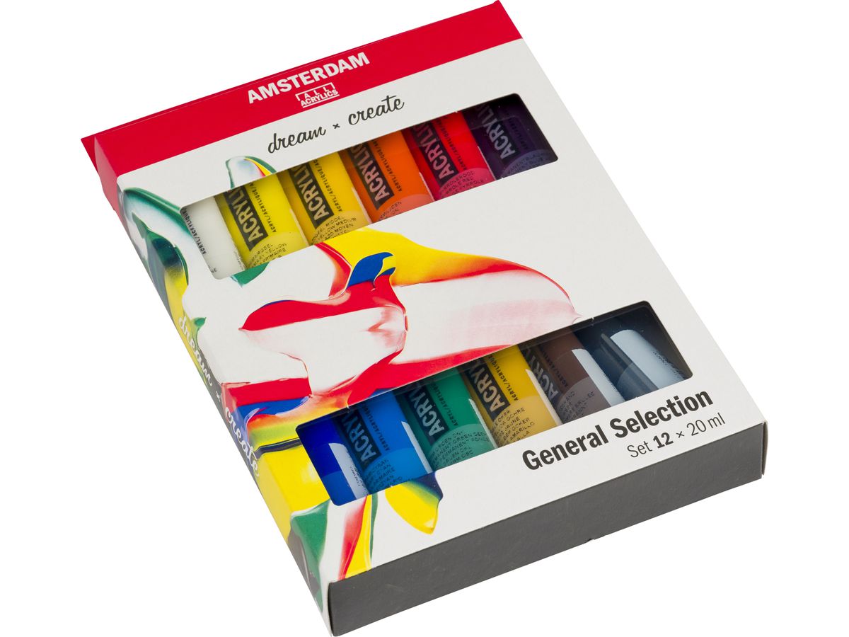AMSTERDAM Standard Series Acryl Set 17820412 12x20ml (8712079329327)