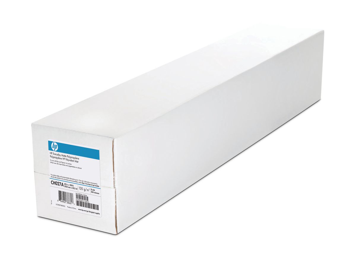 HP Everyday Polypropylen matt 31m CH027A DesignJet 2 x 60 Zoll (0848412013085)