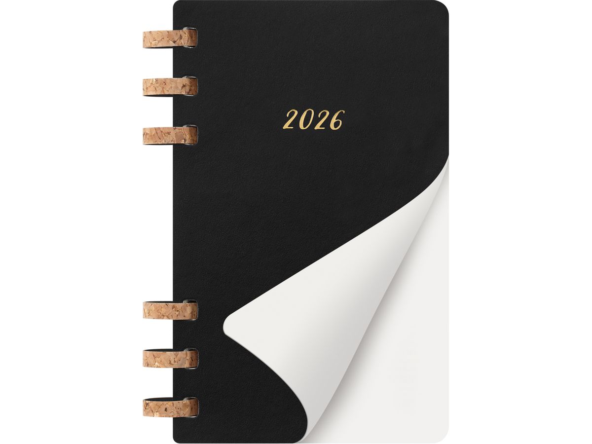 MOLESKINE Agenda Life Spiral Large 2026 DSSPB12MWH3Y26 1S/2P noir SC 13x21cm (8056999276478)
