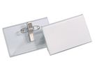 DURABLE Namensschild m. Kombiklemme 815719 transparent, 40x75mm 50 Stk. (4005546801513)