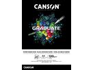 CANSON Graduate Zeichenpapier A4 400110386 20 Blatt, schwarz, 120g (3148950021311)