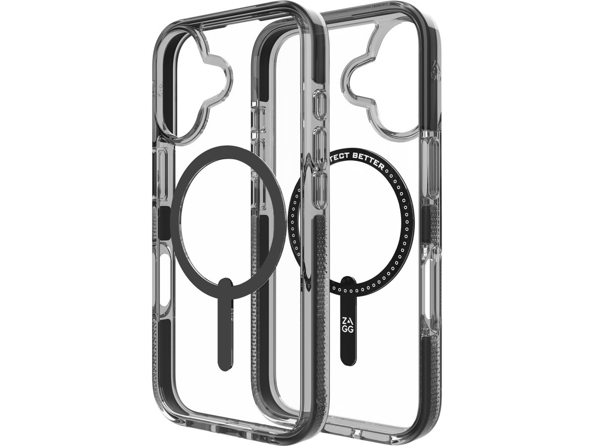 ZAGG Santa Cruz Cases Snap Apple 702315050 iPhone 16,Black (0840390318862)