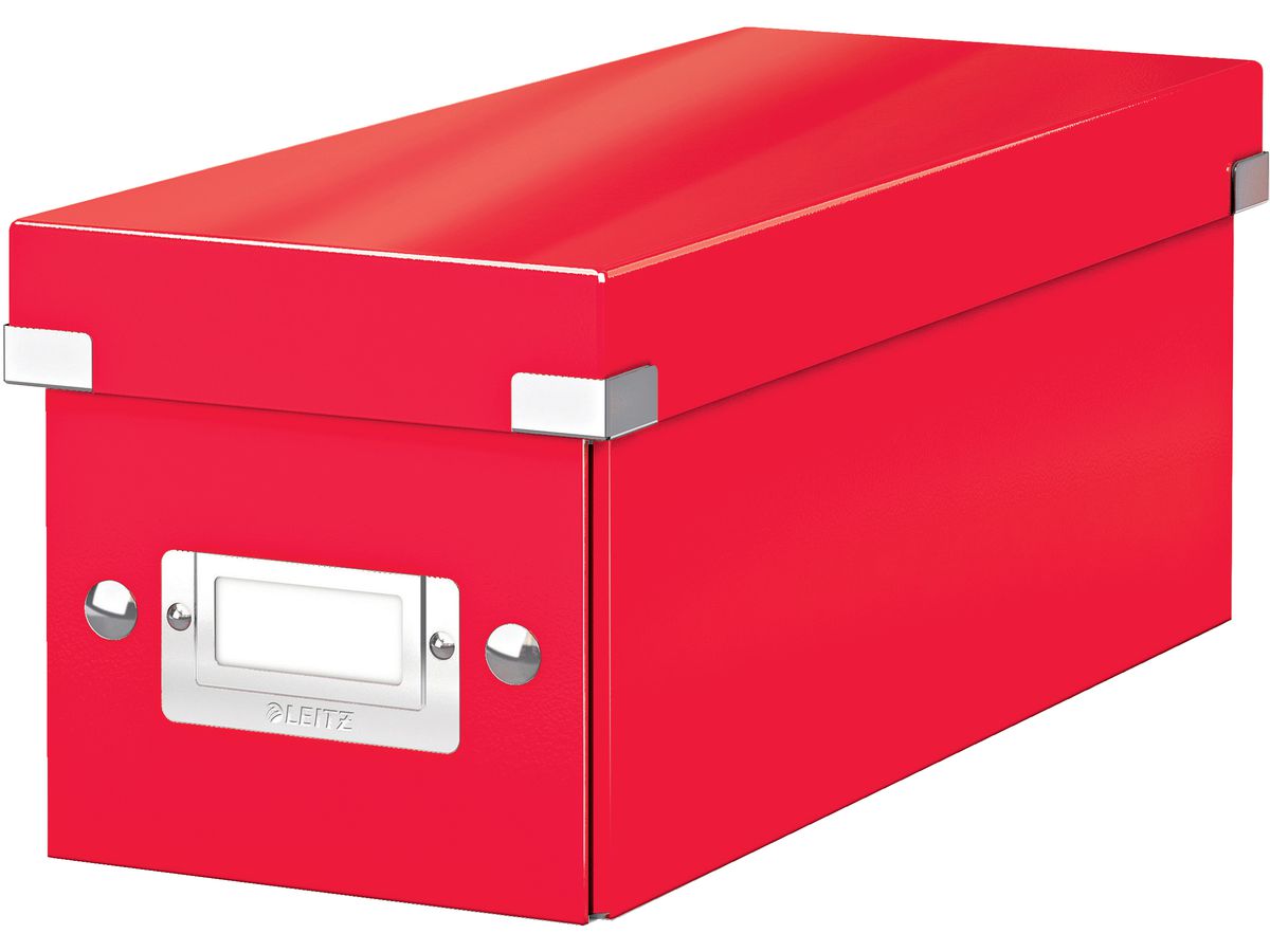 LEITZ Click&Store WOW CD-Box 6041-00-26 rosso 143x136x352mm (4002432135523)
