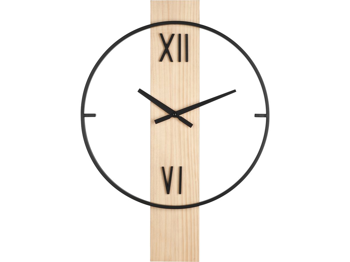 EGLO Wanduhr Yamatsuri 40x56cm 425512 braun/schwarz (9008606267484)