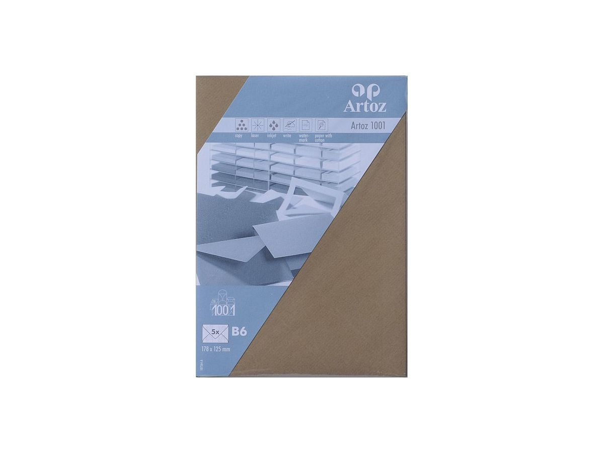 ARTOZ Enveloppes 1001 B6 107364185 100g, olive 5 pcs. (7612450729283)