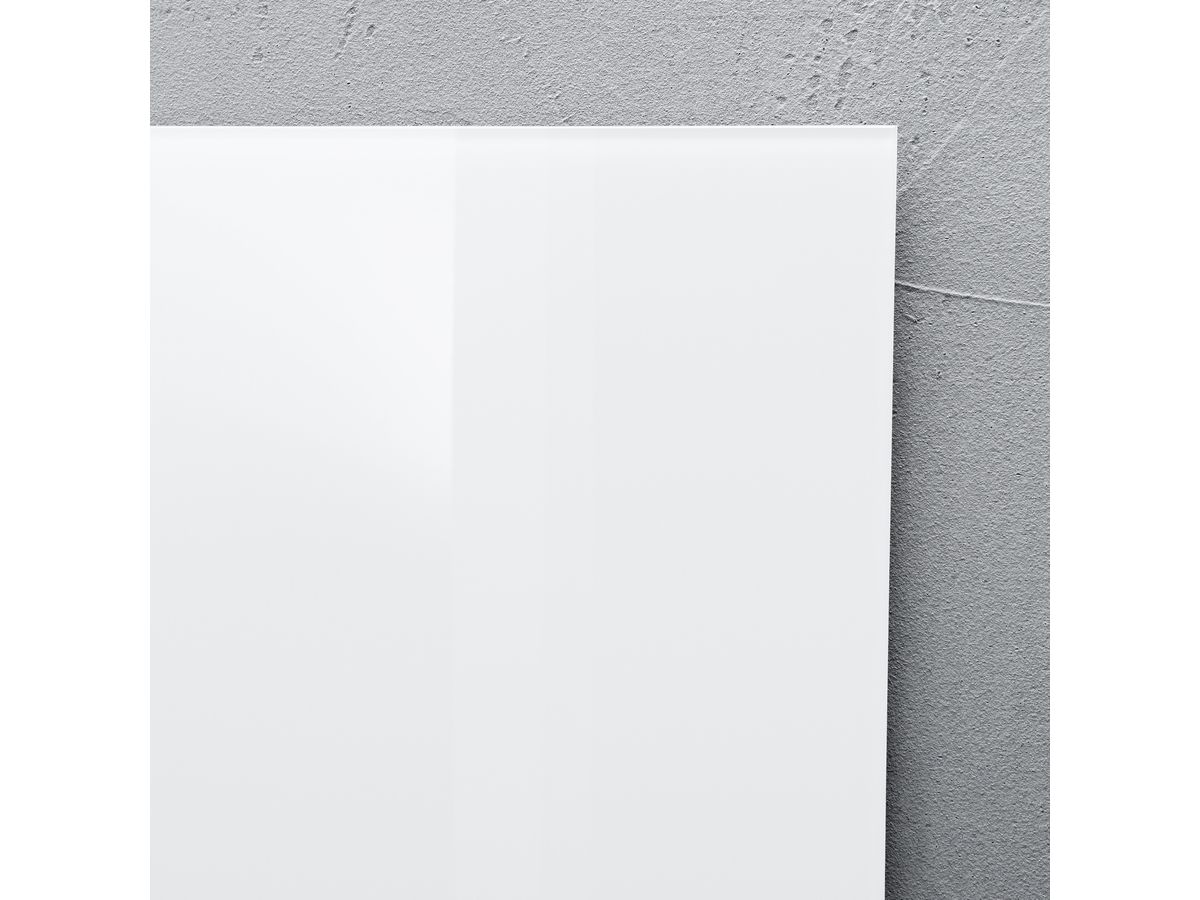 SIGEL Lavagna magnetico vetro GL111 bianco 480x480x15mm (4004360887734)