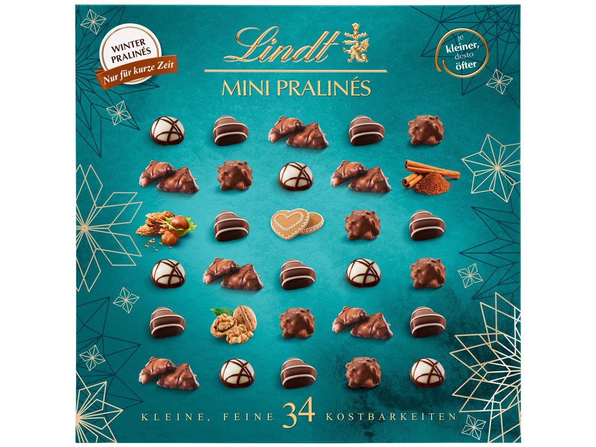 LINDT Mini praliné d'hiver 639803 163g (4000539398032)