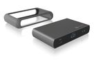 ICY BOX 4 Port Hub Thunderbolt4 Type-C IB-HUB801-TB4 85W PD Silicon Alu.Black (4250078169796)
