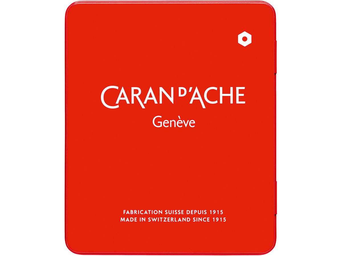 CARAN D'ACHE Wachsmalkreide Neocolor 1 7004.310 10 Farben Metallbox (7610186239120)