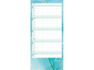 HEYE Familienplaner Watercolor 2026 23447+26 1M/1S DE 5 Spalten 21x45cm (9783756412013)