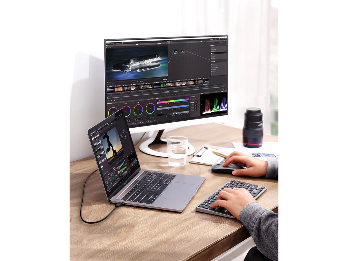 AUKEY Hyper Link Cable C to C USB4 CB-TCC241 Gen2, 0.8m, 240W (0689323787456)