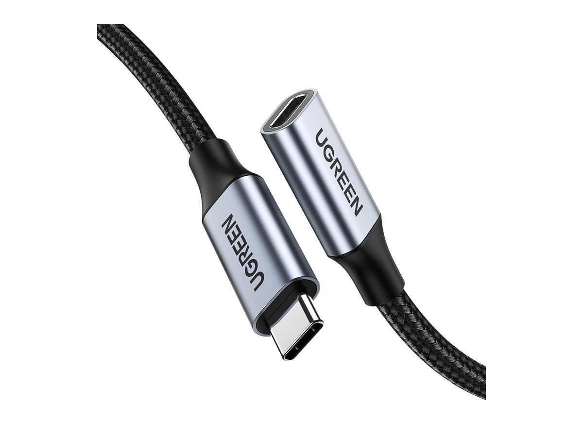 UGREEN Cable USB-C Male to Female 30205 3.1 Gen2, 1m (6957303832057)