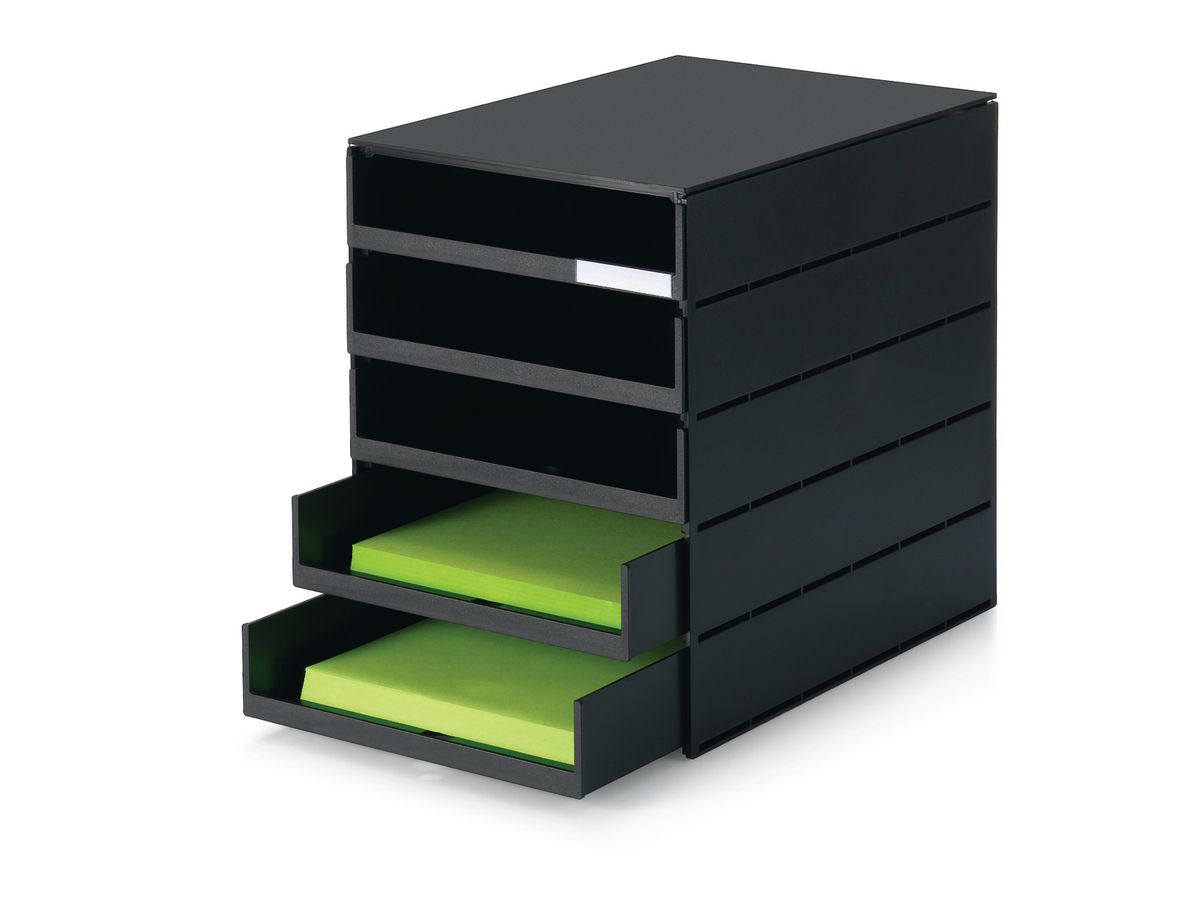 STYRO Module class. styroval pro 14-8001.90 noir/noir 5 tiroirs ouverts (7612176073219)