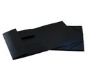 EROLA Gummibandmappe 650my A4 33299 schwarz Pressspan 3 Klappen (7640114443398)