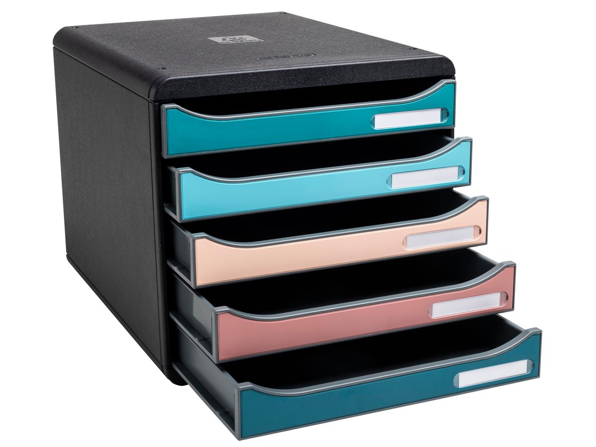 EXACOMPTA Schubladenbox SKANDI A4+ 309606D Big Box, 5 Schubladen (9002493309609)
