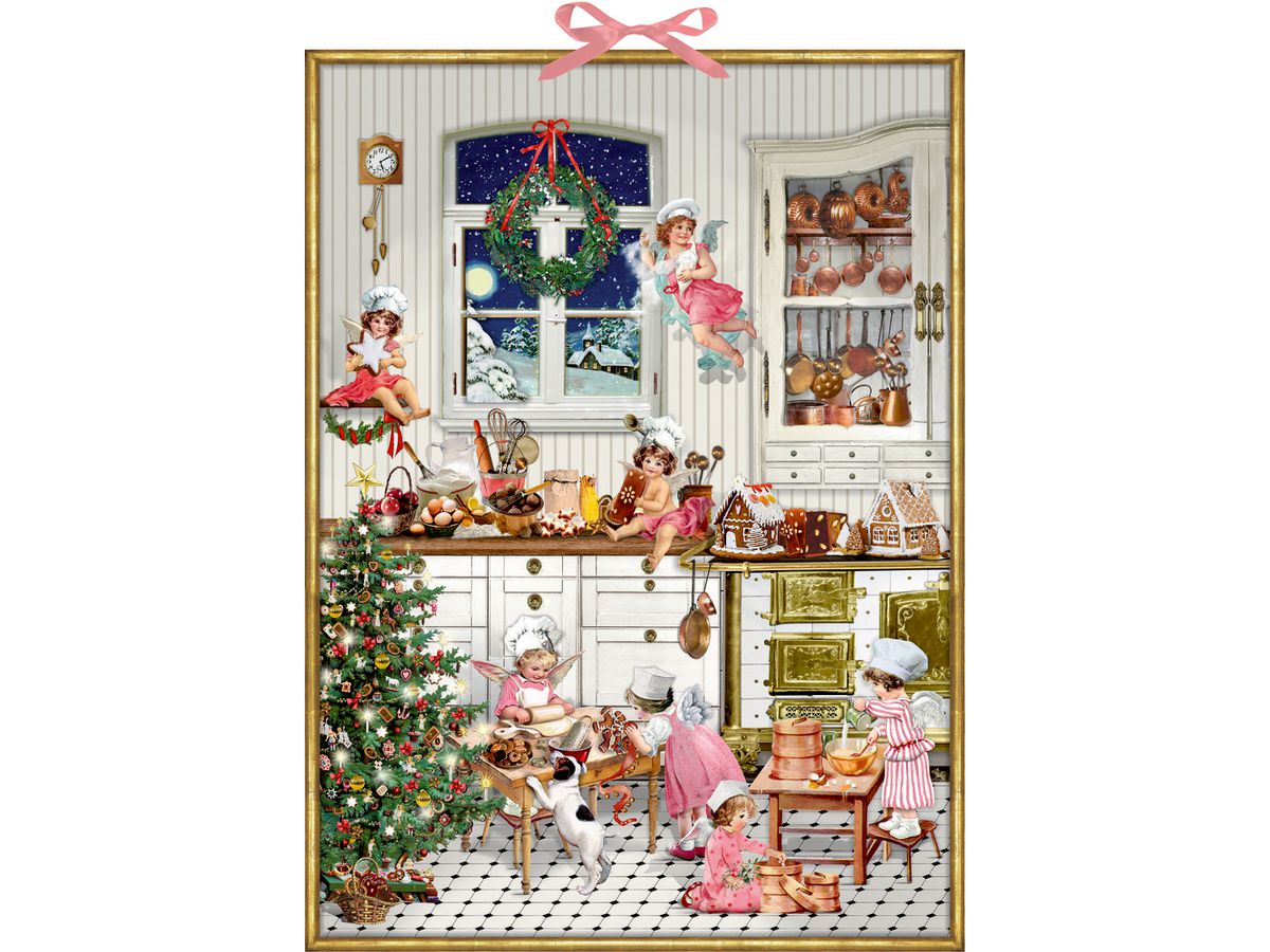 COPPENRATH Zettel Adventskalender 95572 Weihnachtsbäckerei (4050003955728)