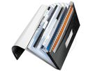 LEITZ Projektmappe WOW A4 4589-00-95 schwarz 5 Fächer (4002432121045)