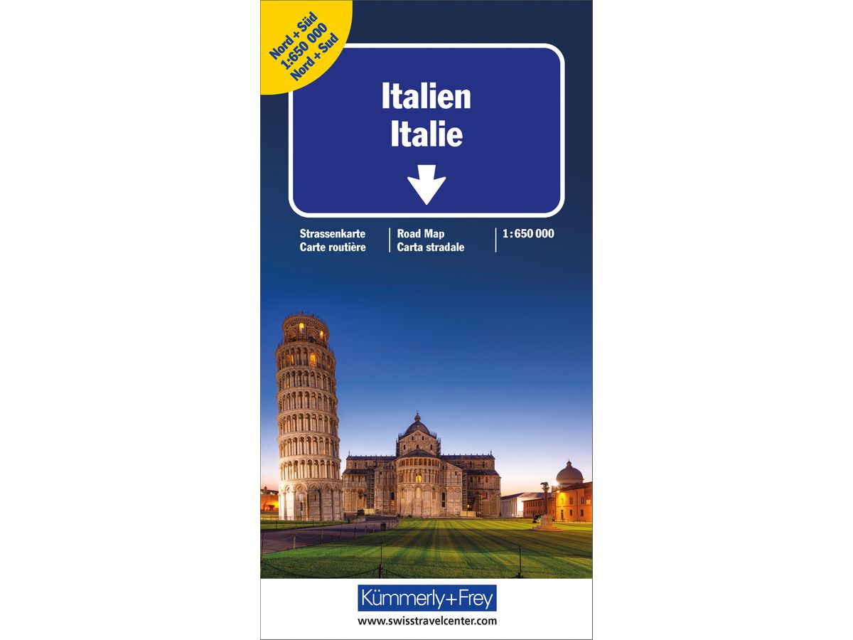 KÜMMERLY+FREY Carta stradale N+S 325901239 Italien Nord&Süd 1:650'000 (9783259012390)