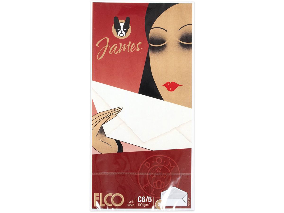 ELCO Couverts Velin C6/5 71328.10 weiss, 100g 20 Stück (7610425367706)