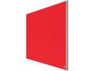 NOBO Tableau Feutre Impression Pro 1915420 rouge, 50x89cm (5028252613255)