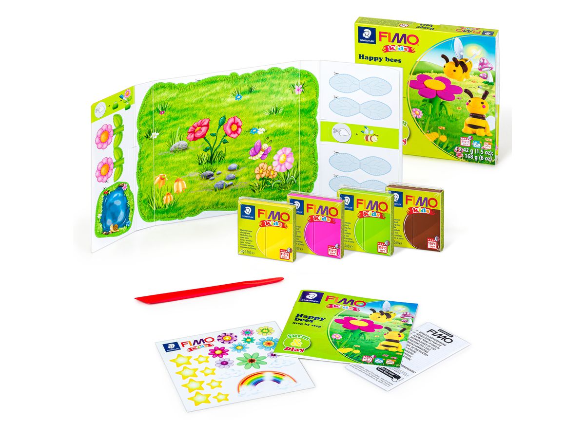 FIMO Kids form&play 4x42g 803427LY Set Happy Bees (4007817066508)