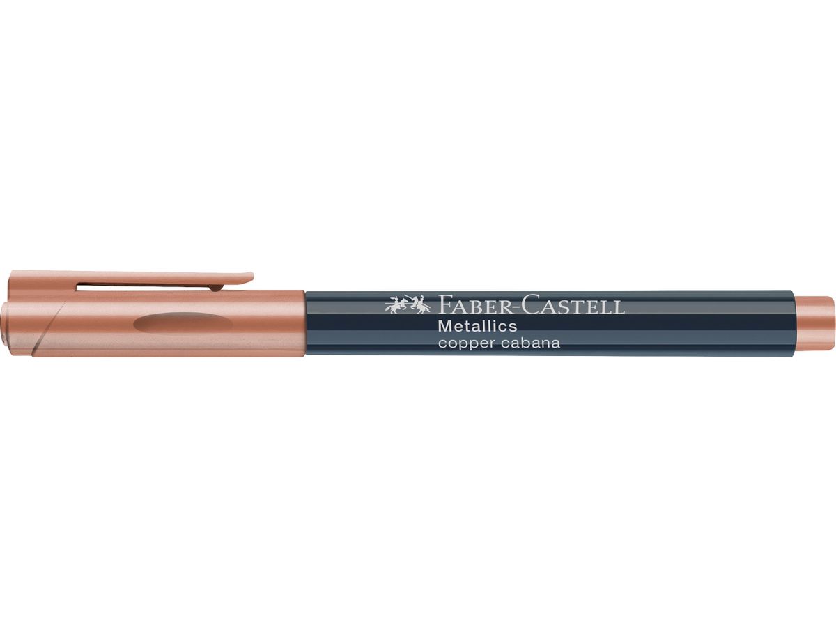 FABER-CASTELL Metallic Marker 1.5mm 160752 copper cabana (4005401607526)