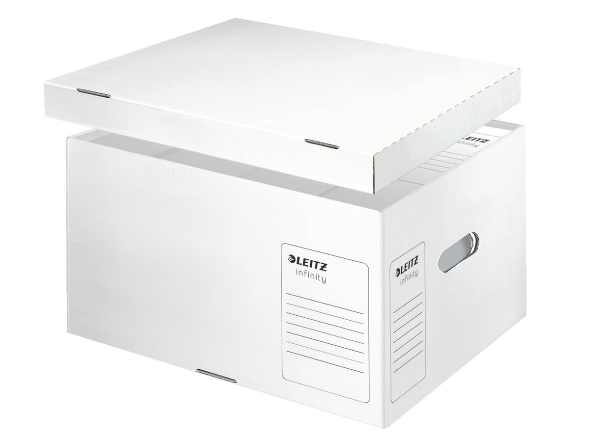 LEITZ Infinity box L 61040000 bianco 420x350x265mm (4002432399048)