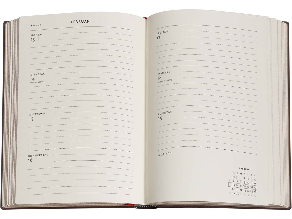 PAPERBLANKS Agenda Gaudis Sonne 2026 DD0593-4 1W/2S HOR Midi HC DE 13x18cm (9780349705934)