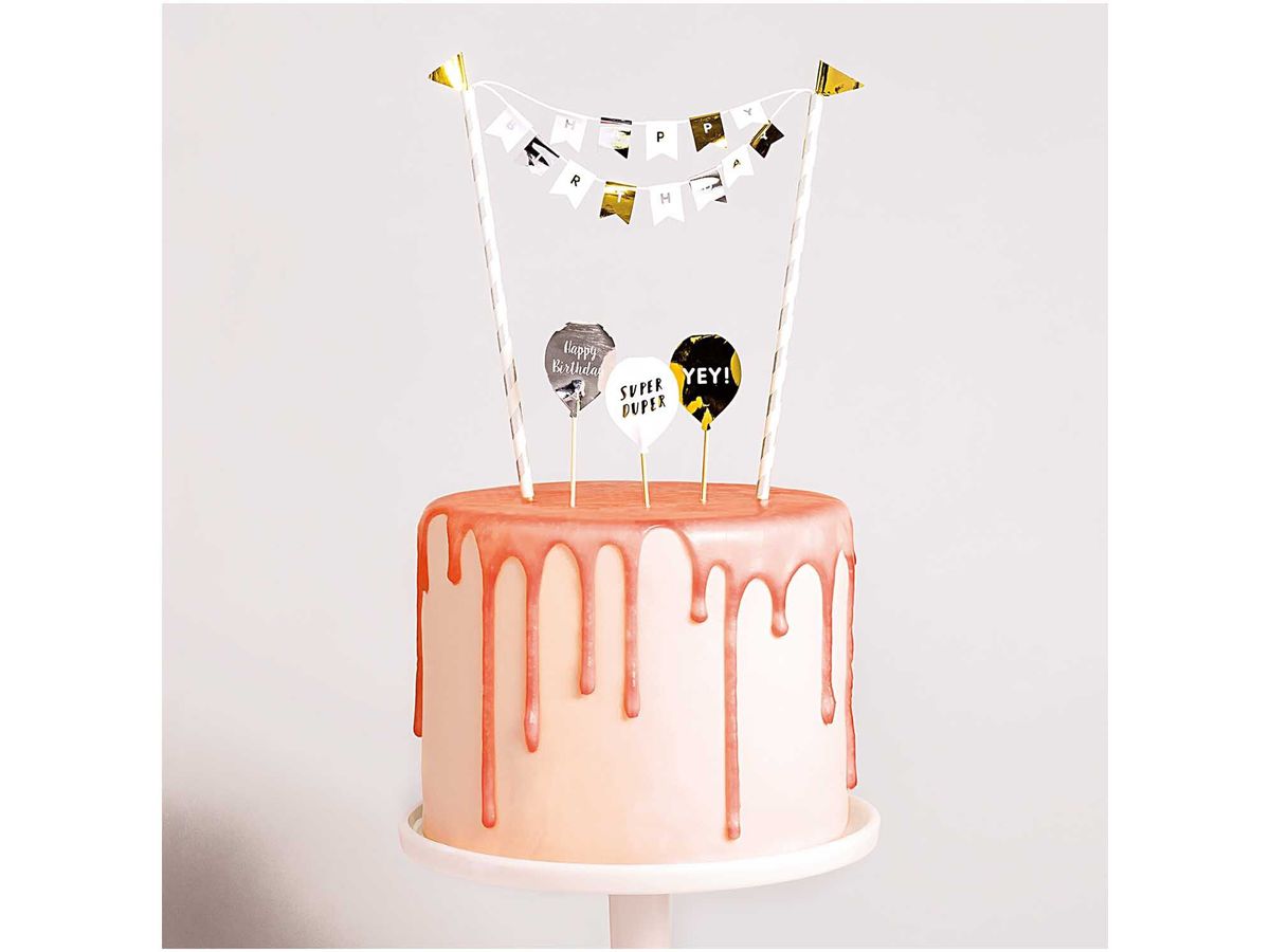 RICO DESIGN Caketopper Happy Birthday 81004.02.22 (4051271151126)
