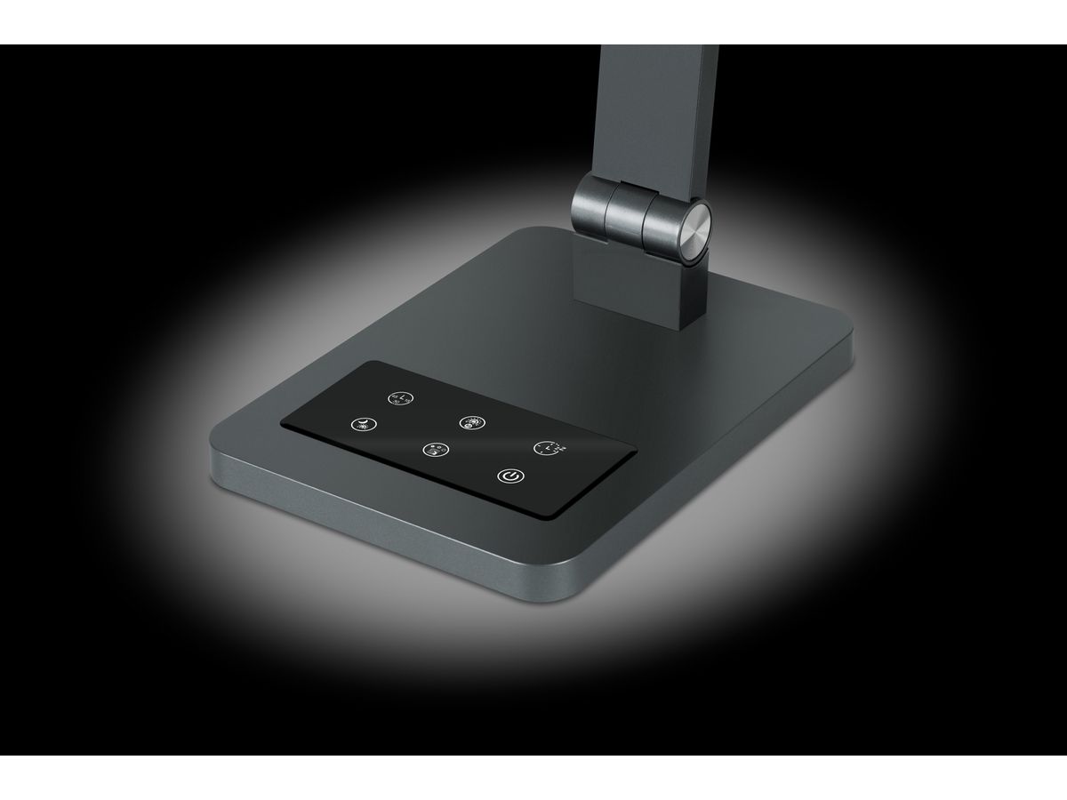 HANSA Tischleuchte Tide 41-5011.114 grau (7612176093866)