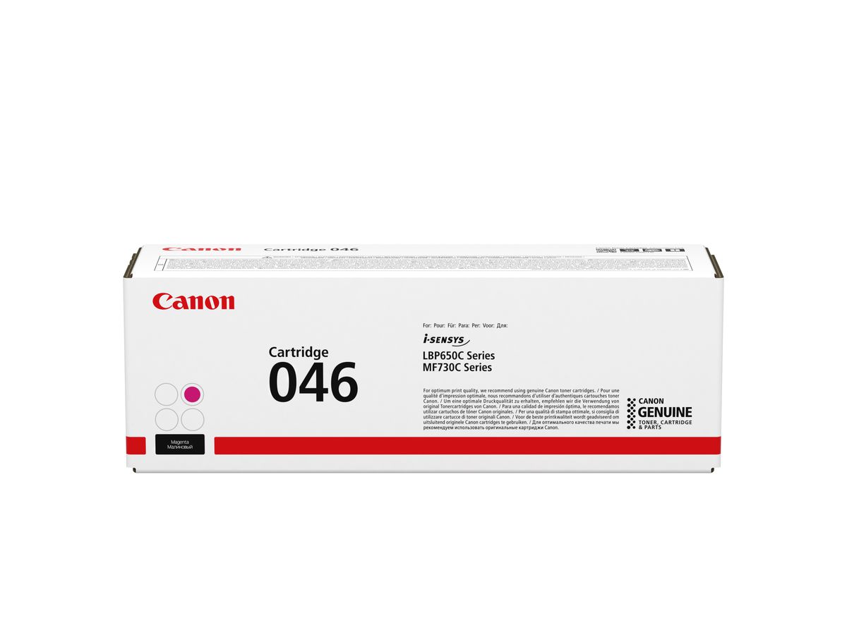 CANON Modulo di toner 046 magenta 1248C002 LBP653Cdw/654Cx 2300 pagine (4549292073843)