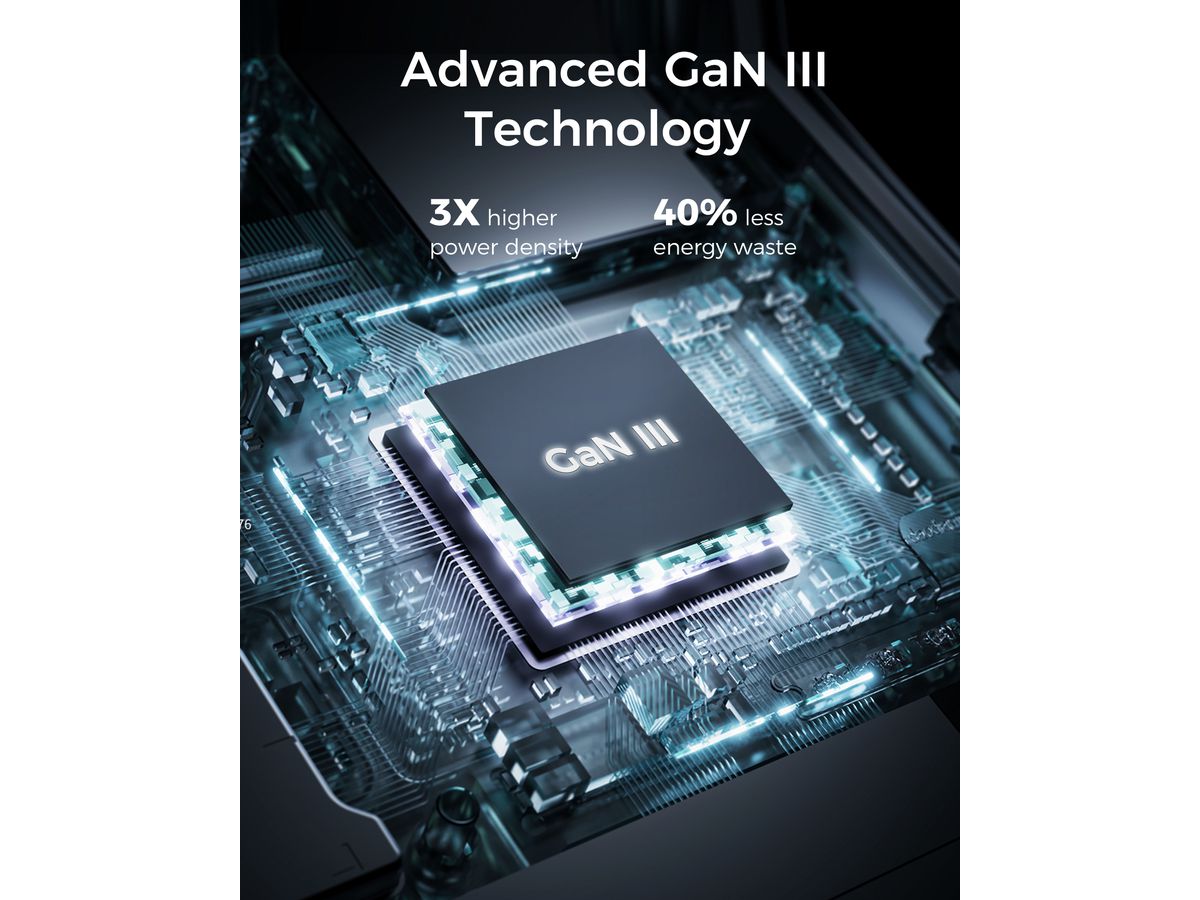 AUKEY Comet Mix 100W GaN 4-Port PD PA-C5 Bundle Cable Bundle (0689323789740)