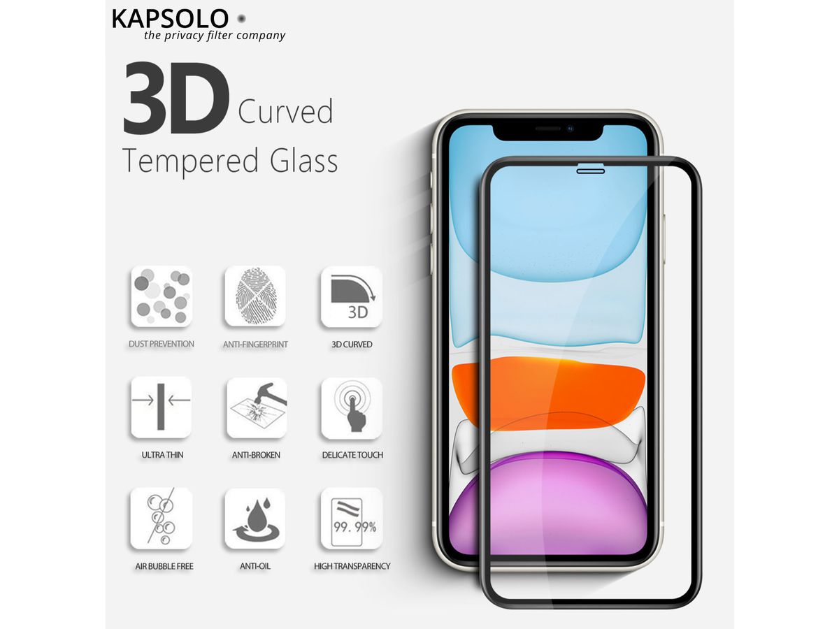 KAPSOLO Displayschutzglas KAP30204 Apple iPhone X (5714681054065)