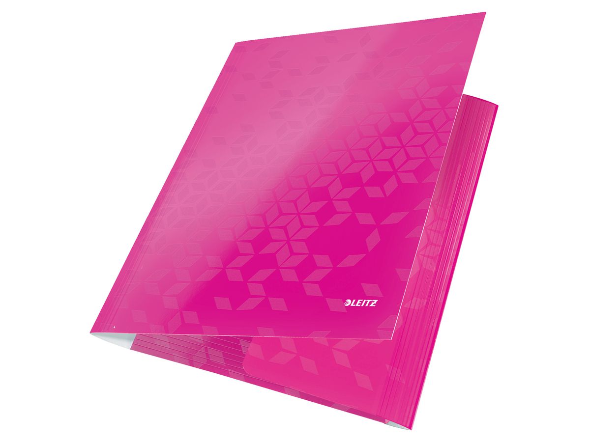 LEITZ Cartellina con elastico WOW A4 39820023 pink (4002432395125)