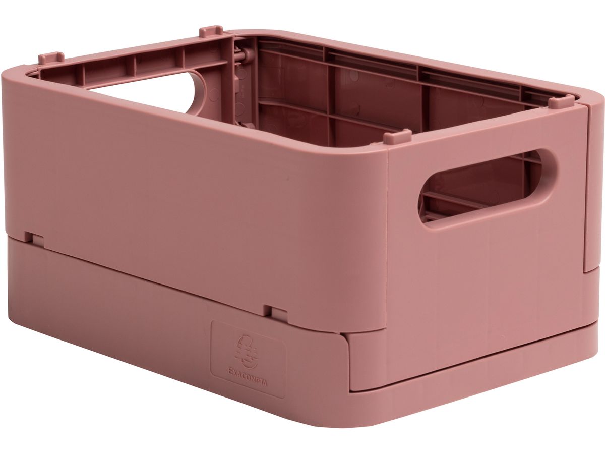 EXACOMPTA Box pieghevole Skandi A6+ 27038D Mini rosa scuro 185x35x135mm (9002493270381)