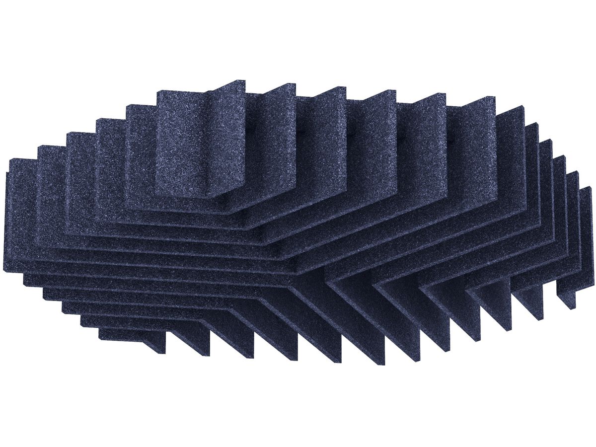 SUONO Pannelli a parete 80x91x14cm 2143.U12.4700 STAR, blu (7640439764710)