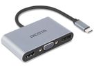 DICOTA Docking Station 5-in-1 USB-C D32064 4K HDMI/DP PD 100W portable (7640239421417)
