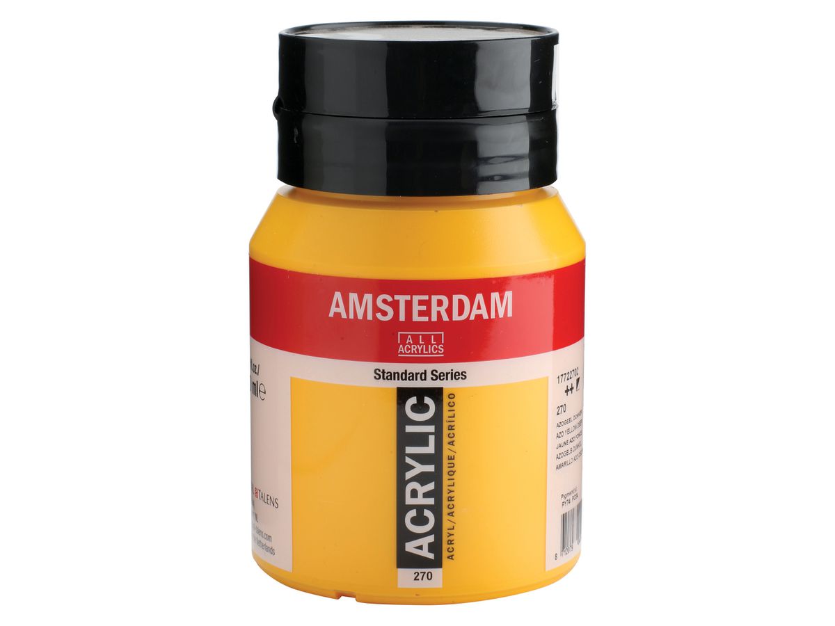 AMSTERDAM Peinture acrylique 500ml 17722702 jaune 270 (8712079044145)