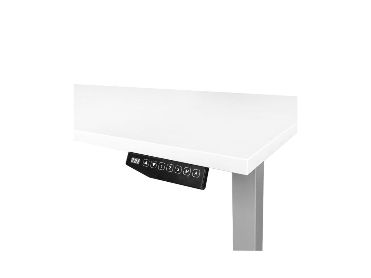 CONTINI Bürotisch ET225E 180x80cm 101206 weiss/grau (9470101206006)