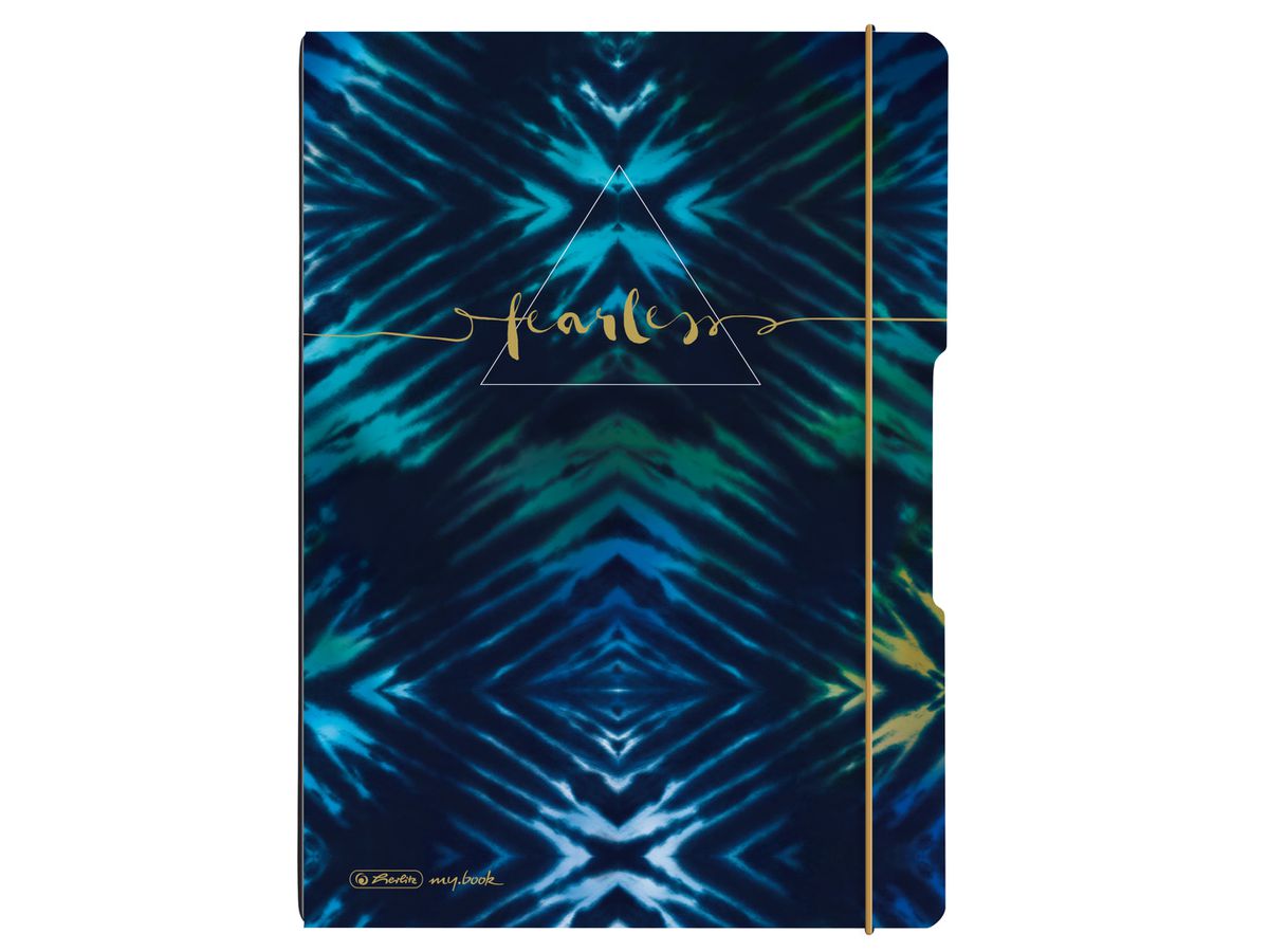 HERLITZ Notizheft A4, 80 g/m2 50044368 New Batik Fearless kar./lin. (4008110367071)