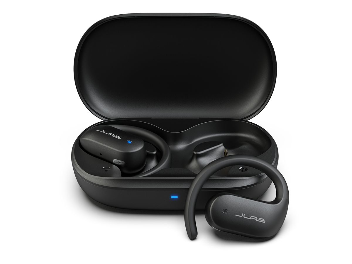 JLAB JBuds Open Sport 2 Earbuds IEUEBJBOPSPRTRBLK82 True Wireless, Black (0810119072627)