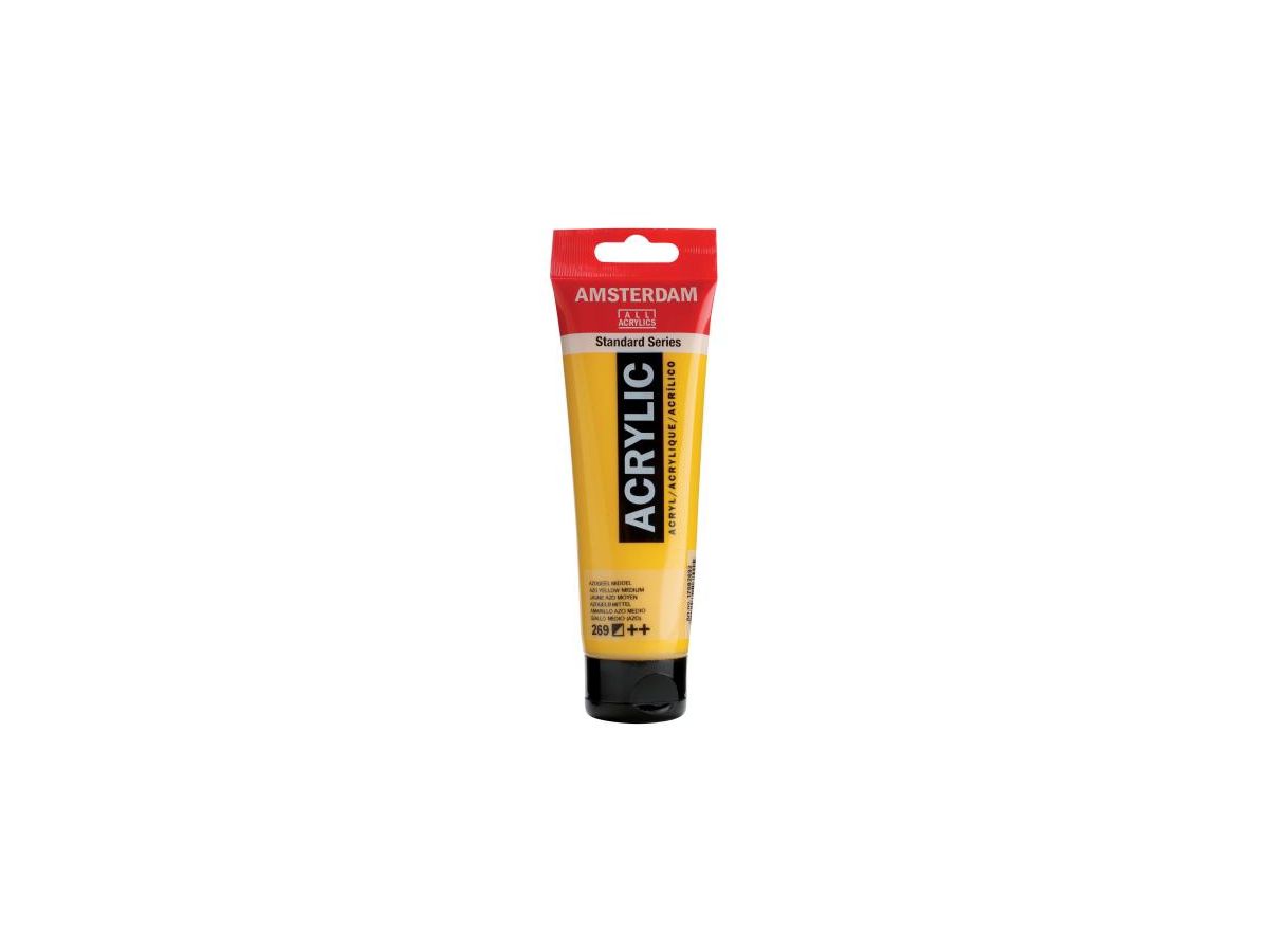 AMSTERDAM Peinture acrylique 120ml 17092692 azo jaune 269 (8712079268015)