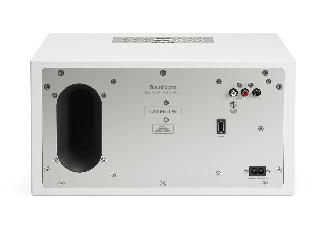 AUDIO PRO C10 MkII W 15301 Multiroom-Speaker, White (7330117153010)