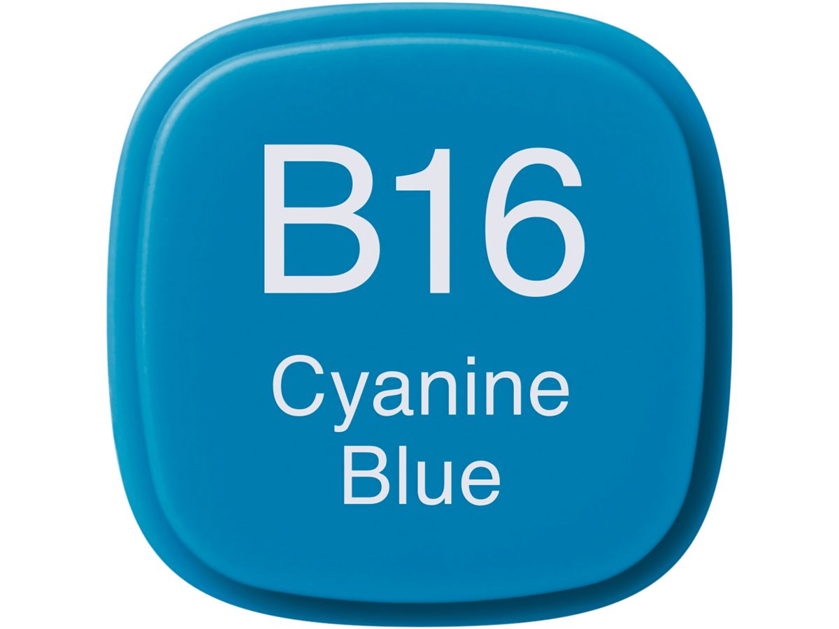 COPIC Marker Classic 20075223 B16 - Cyanine Blue (4511338000564)