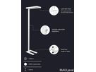 MAUL Lampadaire LED MAULjaval 335.00 dimmable, blanc (4002390081108)