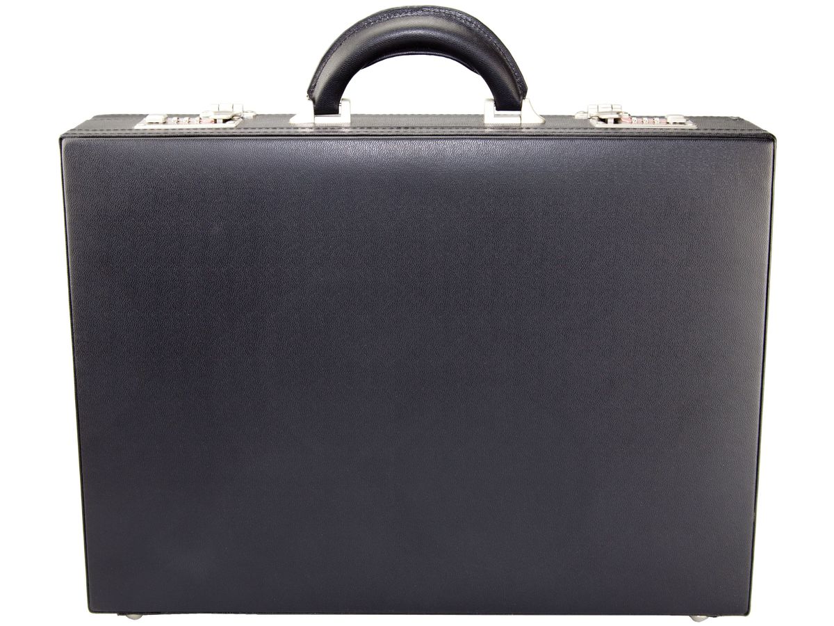 MONOLITH Diplomatenkoffer PVC 2000002018 Schwarz, 440x320x100mm (5016469201808)