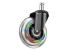 DELTACO RGB Casters,Wheels,5-pack GAM-141 for Gaming Chairs (7333048057211)