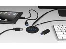 ICY BOX In-Desk USB Hub 60 mm black IB-HUB1403 4x USB 3.0 Typ A (4250078164760)