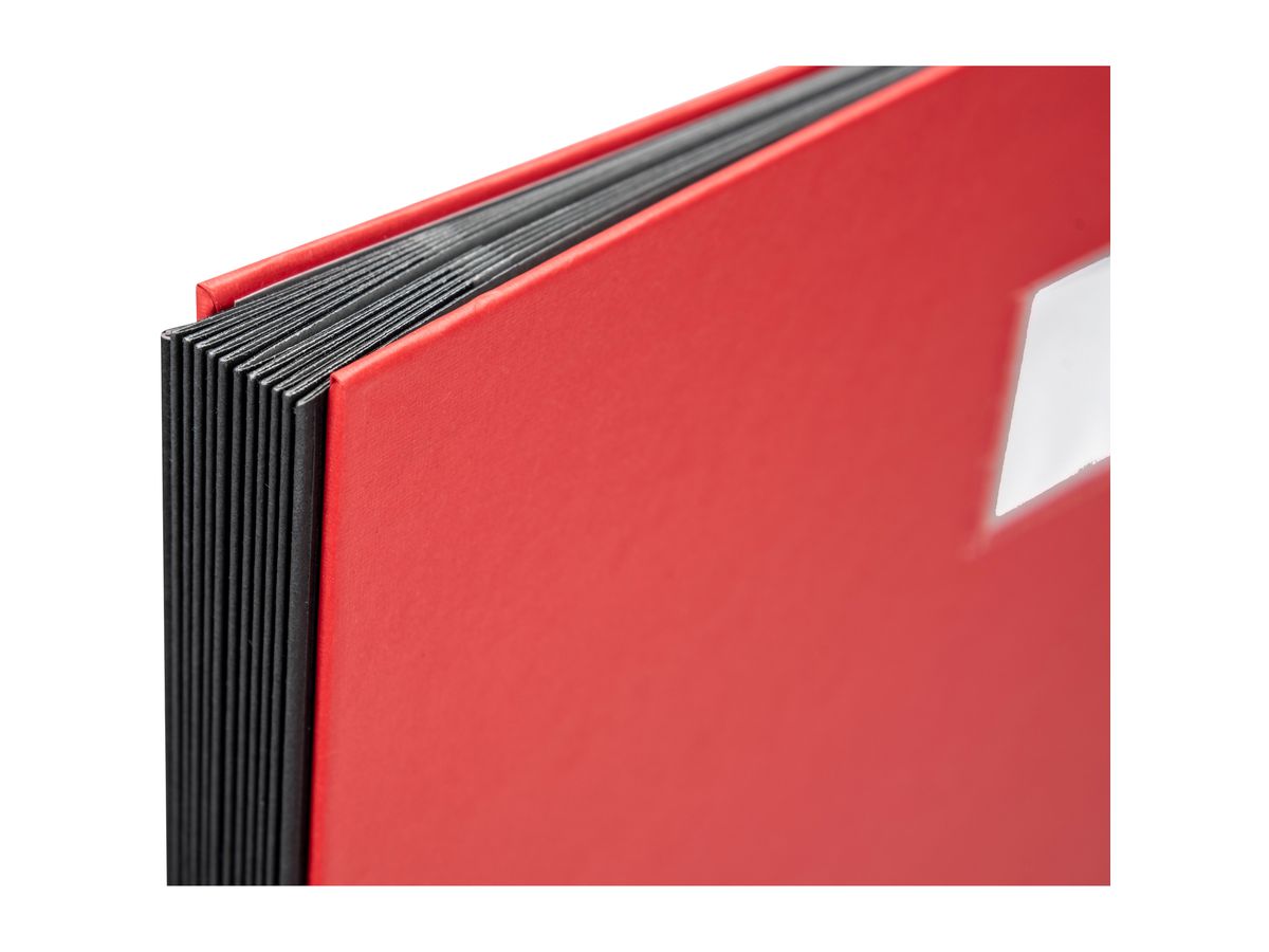 BIELLA Unterschriftenmappe A4 34141045U rot 10-teilig (7611365287253)