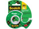 SCOTCH Magic Tape 19mmx25m 8-1925D transparent, sur dérouleur (0051131592100)